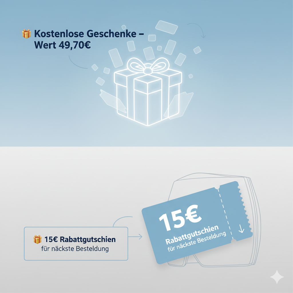 🎁 €15 discount voucher for your next order